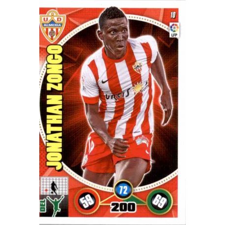 Jonathan Zongo Almeria 10 Adrenalyn XL La Liga 2014-15