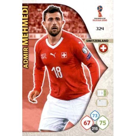 Admir Mehmedi Suiza 324 Adrenalyn XL Russia 2018 