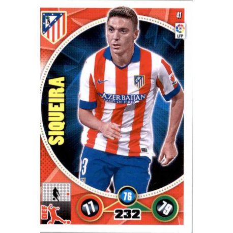 Siqueira Atlético Madrid 41 Adrenalyn XL La Liga 2014-15