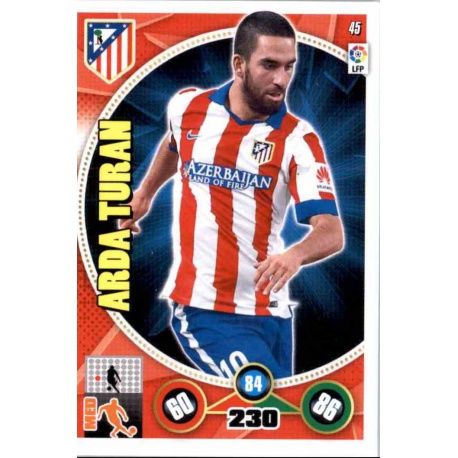 Arda Turan Atlético Madrid 45 Adrenalyn XL La Liga 2014-15