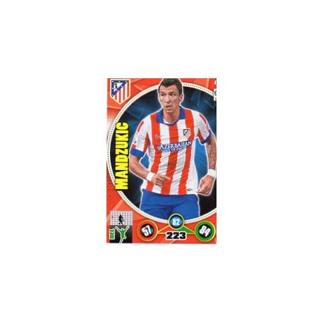 Mandzukic Atlético Madrid 47 Adrenalyn XL La Liga 2014-15