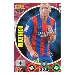 Mathieu Barcelona 58 Adrenalyn XL La Liga 2014-15