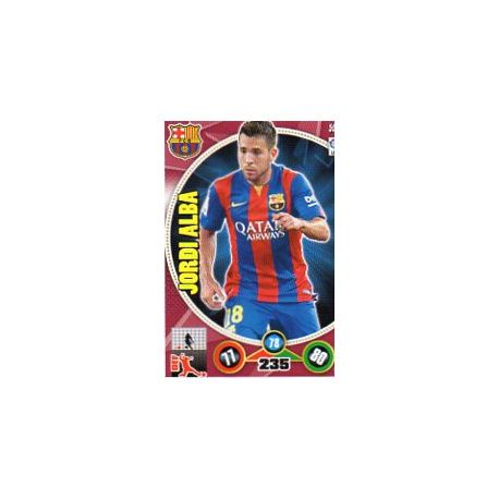 Jordi Alba Barcelona 59 Adrenalyn XL La Liga 2014-15