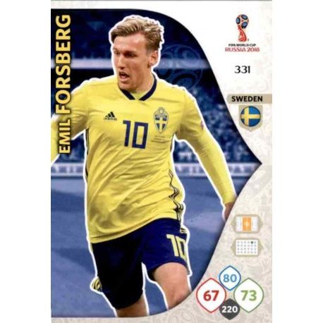 Emil Forsberg Suecia 331 Adrenalyn XL Russia 2018 