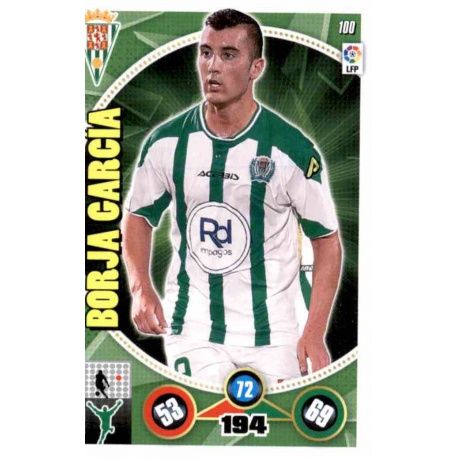 Borja García Córdoba 100 Adrenalyn XL La Liga 2014-15