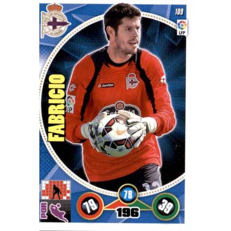 Fabricio Deportivo 109 Adrenalyn XL La Liga 2014-15