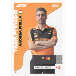 Hazte con Andrea Stella 2026 F1 Team Principals Topps F1 Cards Turbo Attax 2026