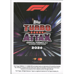 Compra online Lando Norris Power In Numbers Cartas Topps Turbo Attax 2026