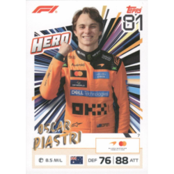 Compra online Oscar Piastri 2026 F1 Hero Cards Formula 1 Turbo Attax 2026
