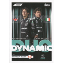 Añade a tu colección George Russell - Kimi Antonelli 2026 F1 Dynamic Duos Topps Formula 1 Turbo Attax 2026