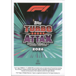 Completa tu colección George Russell 2026 F1 Hero Colección Turbo Attax 2026