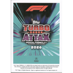 Hazte con George Russell Lightning Lids Turbo Attax Formula 1 Cards 2026