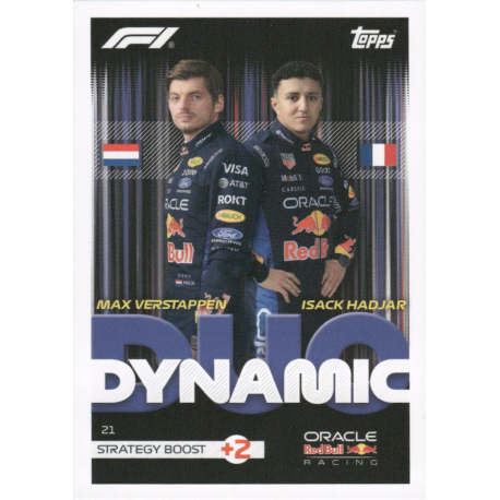 Compra online Max Verstappen - Isack Hadjar 2026 F1 Dynamic Duos Formula 1 Turbo Attax 2026