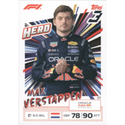 Encuentra Max Verstappen 2026 F1 Hero Colección F1 Turbo Attax 2026