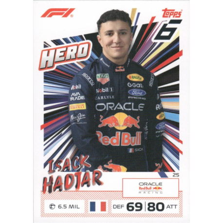 Encuentra Isack Hadjar 2026 F1 Hero Cartas Topps Turbo Attax 2026