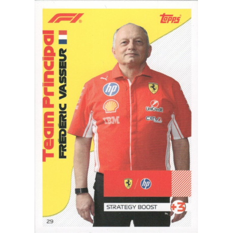 Añade a tu colección Frédéric Vasseur 2026 F1 Team Principals Colección Turbo Attax 2026