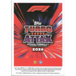 Añade a tu colección Frédéric Vasseur 2026 F1 Team Principals Colección Turbo Attax 2026