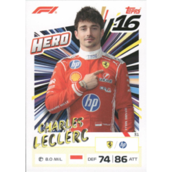 Completa tu colección Charles Leclerc 2026 F1 Hero Topps F1 Cards Turbo Attax 2026