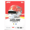 Añade a tu colección Charles Leclerc Lightning Lids Topps F1 Cards Turbo Attax 2026