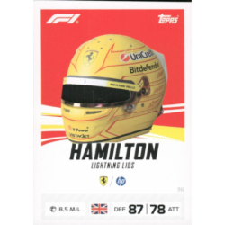 Colecciona Lewis Hamilton Lightning Lids Cartas Topps Turbo Attax 2026