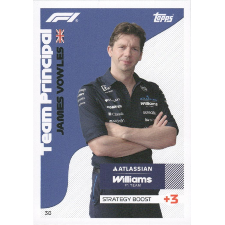 Encuentra James Vowles 2026 F1 Team Principals Colección Topps Turbo Attax Formula 1 2026