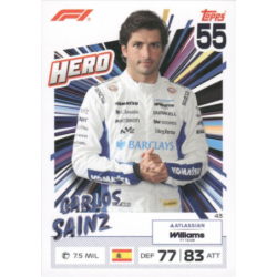 Consigue Carlos Sainz 2026 F1 Hero Colección Turbo Attax 2026