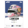 Compra Liam Lawson Lightning Lids Cartas F1 Turbo Attax 2026