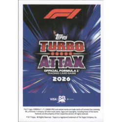 Añade a tu colección Arvid Lindblad 2026 F1 Hero Colección Turbo Attax 2026