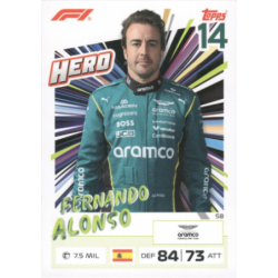 Compra online Fernando Alonso 2026 F1 Hero Cards Formula 1 Turbo Attax 2026