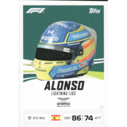 Busca y compra Fernando Alonso Lightning Lids Cards Formula 1 Turbo Attax 2026