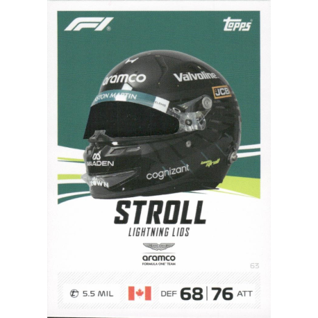 Consigue Lance Stroll Lightning Lids Colección F1 Turbo Attax 2026