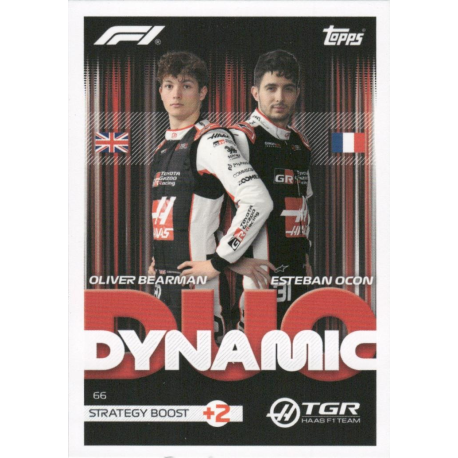 Completa tu colección Oliver Bearman - Esteban Ocon 2026 F1 Dynamic Duos Cartas Turbo Attax Formula 1 2026