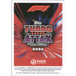 Compra Oliver Bearman 2026 F1 Hero Topps Formula 1 Turbo Attax 2026