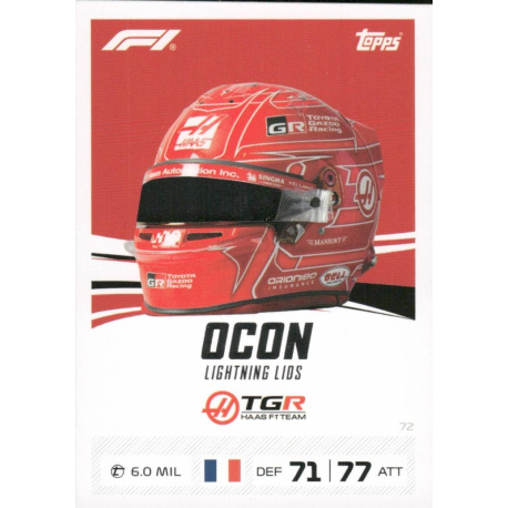 Consigue ahora Esteban Ocon Lightning Lids Cards Turbo Attax 2026