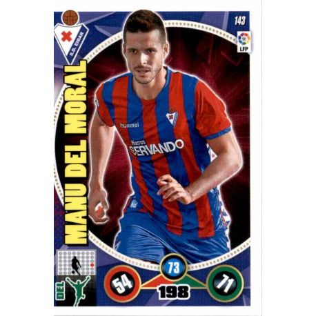 Manu del Moral Eibar 143 Adrenalyn XL La Liga 2014-15