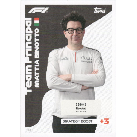 Compra online Mattia Binotto 2026 F1 Team Principals Topps F1 Cards Turbo Attax 2026