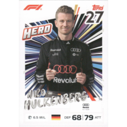 Consigue ahora Nico Hulkenberg 2026 F1 Hero Topps Formula 1 Turbo Attax 2026