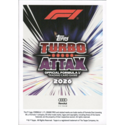 Buy Cards online Nico Hulkenberg 2026 F1 Hero Topps Formula 1 Turbo Attax 2026