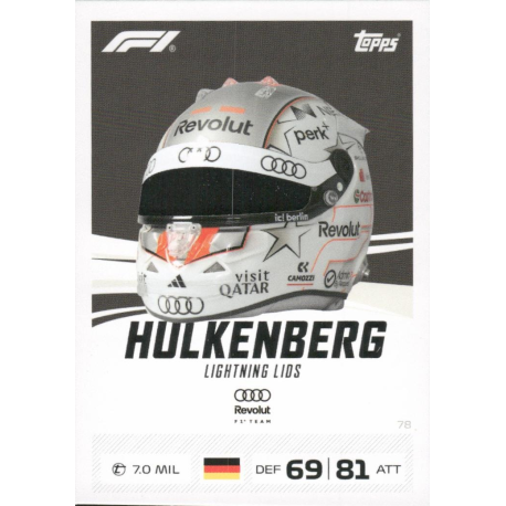 Compra Nico Hulkenberg Lightning Lids Turbo Attax Formula 1 2026