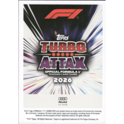 Añade a tu colección Gabriel Bortoleto 2026 F1 Hero F1 Turbo Attax 2026