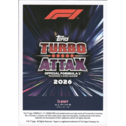 Consigue ahora Pierre Gasly 2026 F1 Hero Cartas F1 Turbo Attax 2026