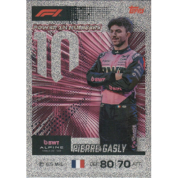 Compra Pierre Gasly Power In Numbers Cards Turbo Attax 2026