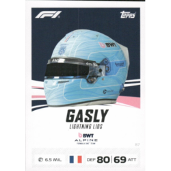 Colecciona Pierre Gasly Lightning Lids Colección Topps Turbo Attax Formula 1 2026