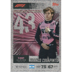 Busca y compra Franco Colapinto Power In Numbers Turbo Attax F1 2026