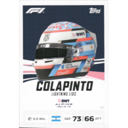 Compra Franco Colapinto Lightning Lids Turbo Attax Formula 1 Cards 2026