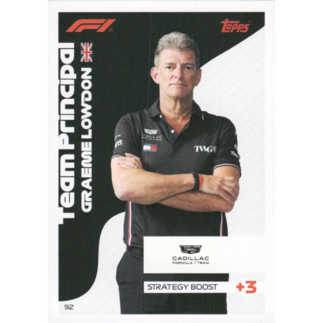 Find Graeme Lowdon 2026 F1 Team Principals Topps F1 Cards Turbo Attax 2026