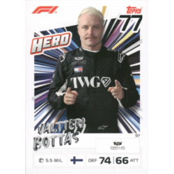 Consigue ahora Valtteri Bottas 2026 F1 Hero Cartas F1 Turbo Attax 2026