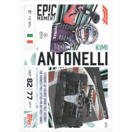 Get it now Kimi Antonelli Epic Moments Turbo Attax Formula 1 2026