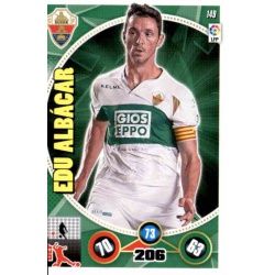 Edu Albácar Elche 149 Adrenalyn XL La Liga 2014-15
