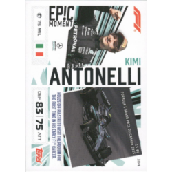 Completa tu colección Kimi Antonelli Epic Moments Turbo Attax Formula 1 2026